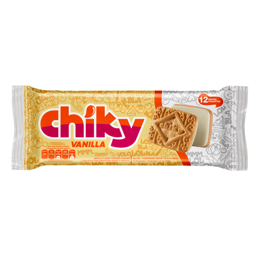 front picture Chiky 16.9 oz vanilla flavor
