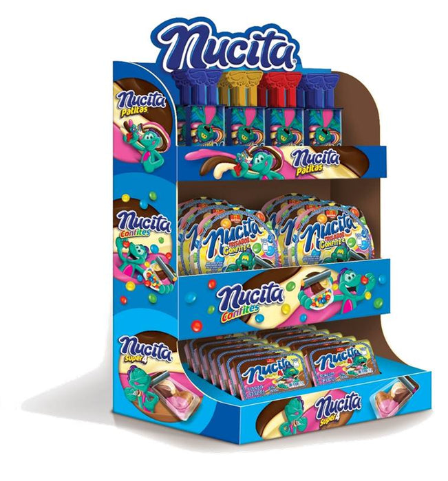 Nucita Assorted Creamy Candy Shipper, Super 4, Patitas, and Confites, 18.41 Oz