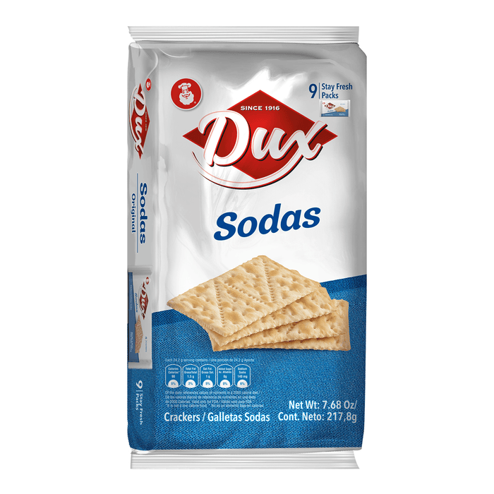 Dux Sodas Crackers Bag, 9 Count, 7.6 oz