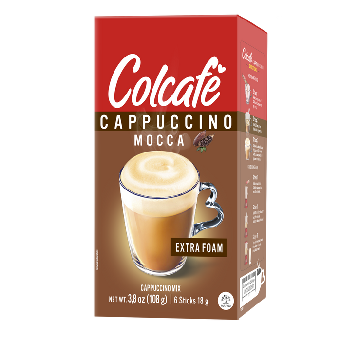 Colcafe Cappuccino Mocca Box, 6 Count, 3.8 oz