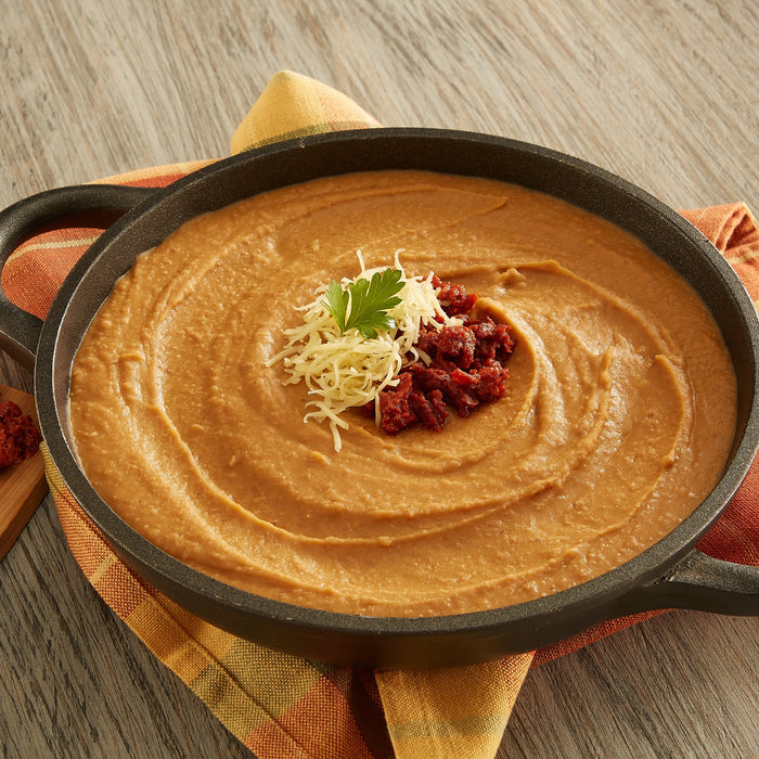 Chata Frijoles Refritos Con Chorizo Y Queso Lata 14.8 Oz