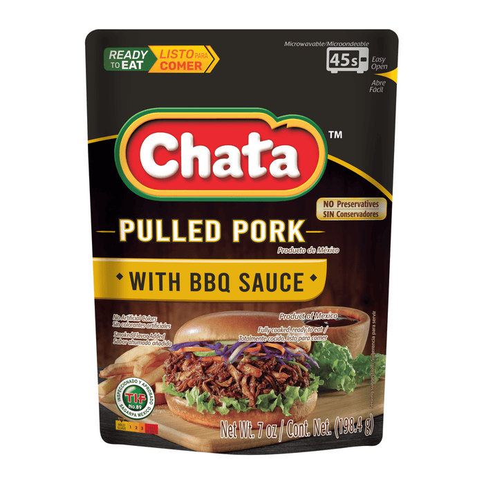 Chata Pulled Pork BBQ, 7 oz