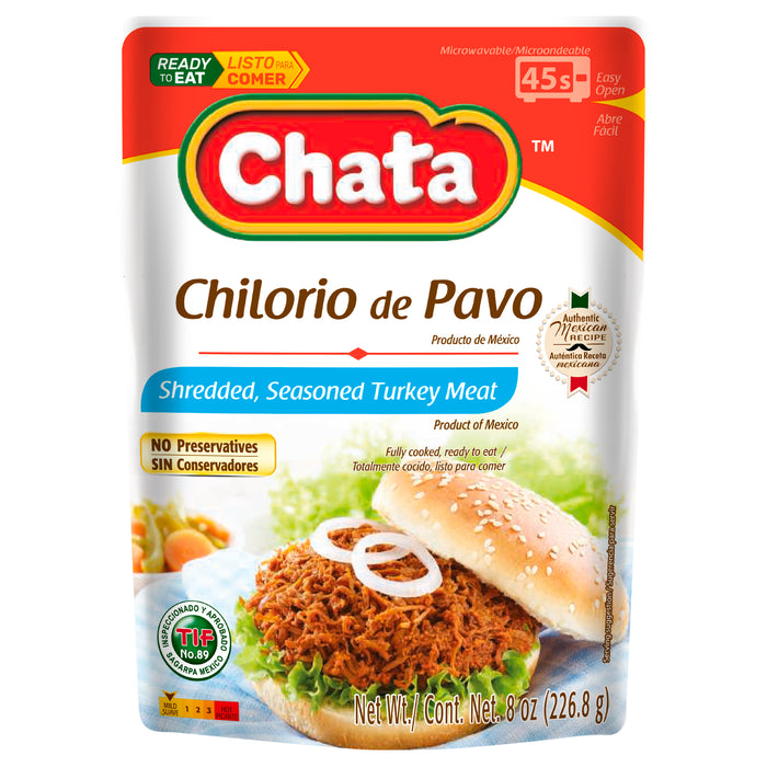 Chata Chilorio Turkey Pouch, 8.8 oz