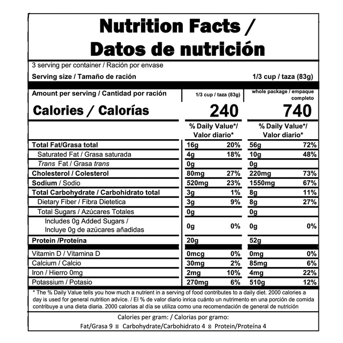 Chata Chilorio Turkey Pouch, 8.8 oz