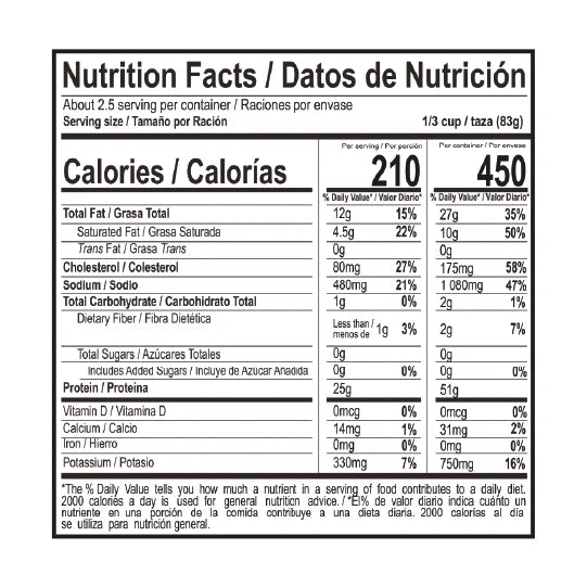 Chata, Pork Meat Pastor Style, Pouch 8 Oz, high-quality ingredients, authentic Mexican food, no refrigeration required.