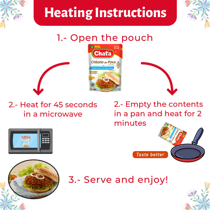 Chata Chilorio Turkey Pouch, 8.8 oz