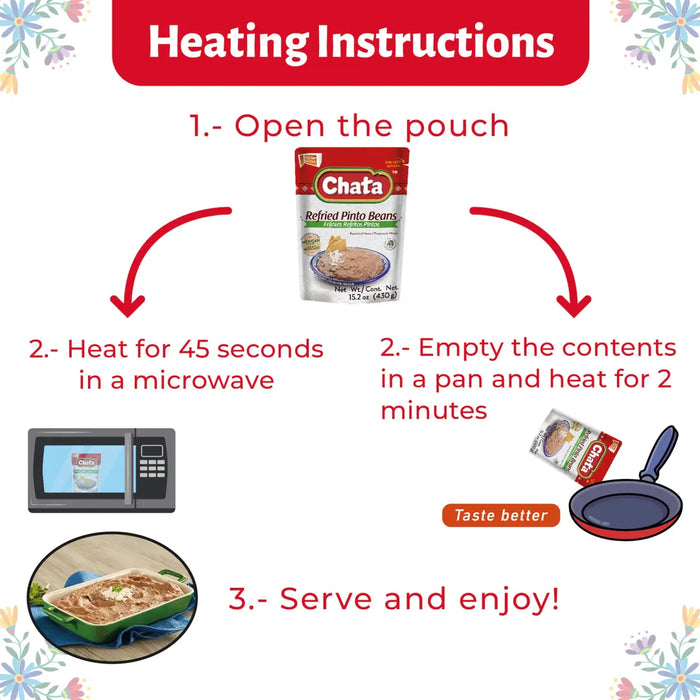 Chata Refried Pinto Beans