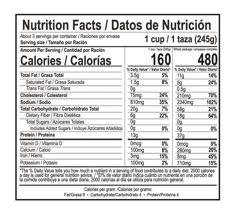Chata Menudo Blanco Con Sopa De Maíz Lata 25 Oz