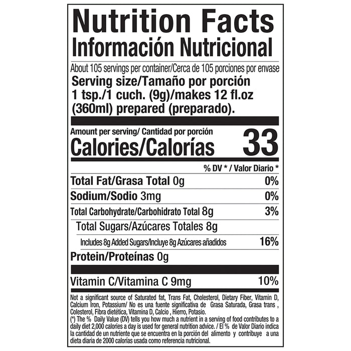 Zuko Drink Mix Canister Jamaica, 33.4 oz