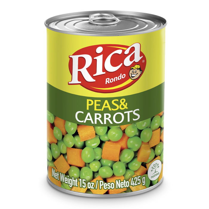 Rica Peas and Carrots, Can, 15 Oz