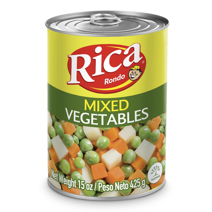 Rica Mixed Vegetables, Can, 15 Oz