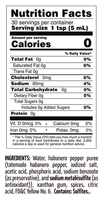 Mexico Lindo, Xxxtra Hot Sauce, 5 Oz, Scoville level 82.000