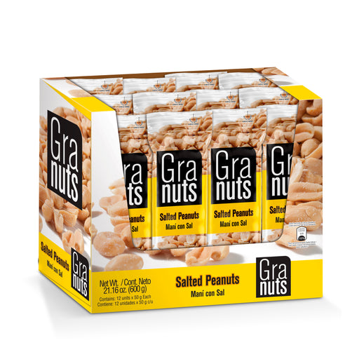 Granuts, Salted Peanuts Display, 1.76 Oz