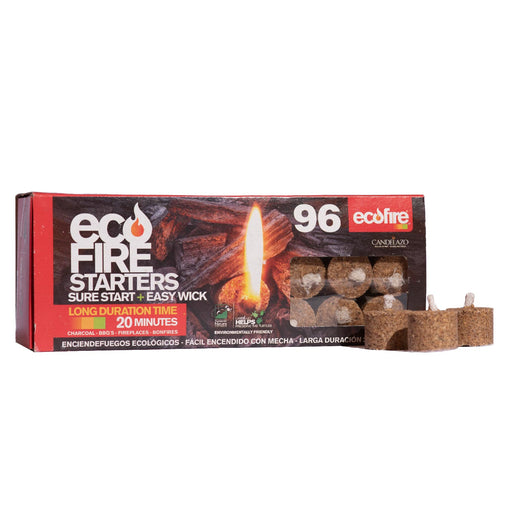 Ecofire, Fire Starter, Long Duration, Box With 96 Units, 52.15 OZ, Pack of 1