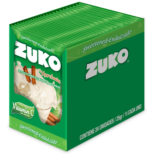 Zuko Horchata 0.9 Oz - 24 units, Refreshing drink