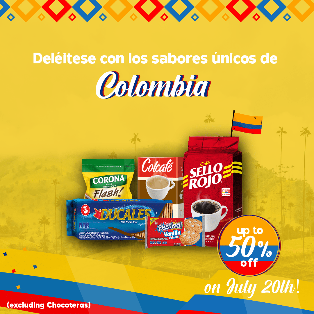 Colombian references up to 50% OFF!
