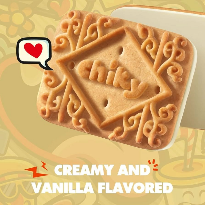Chiky Vanilla Cookies, 12 Count, 16.9 oz — Cordialsa USA