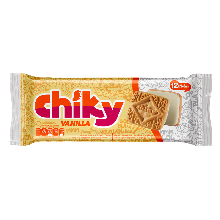 front picture Chiky 16.9 oz vanilla flavor