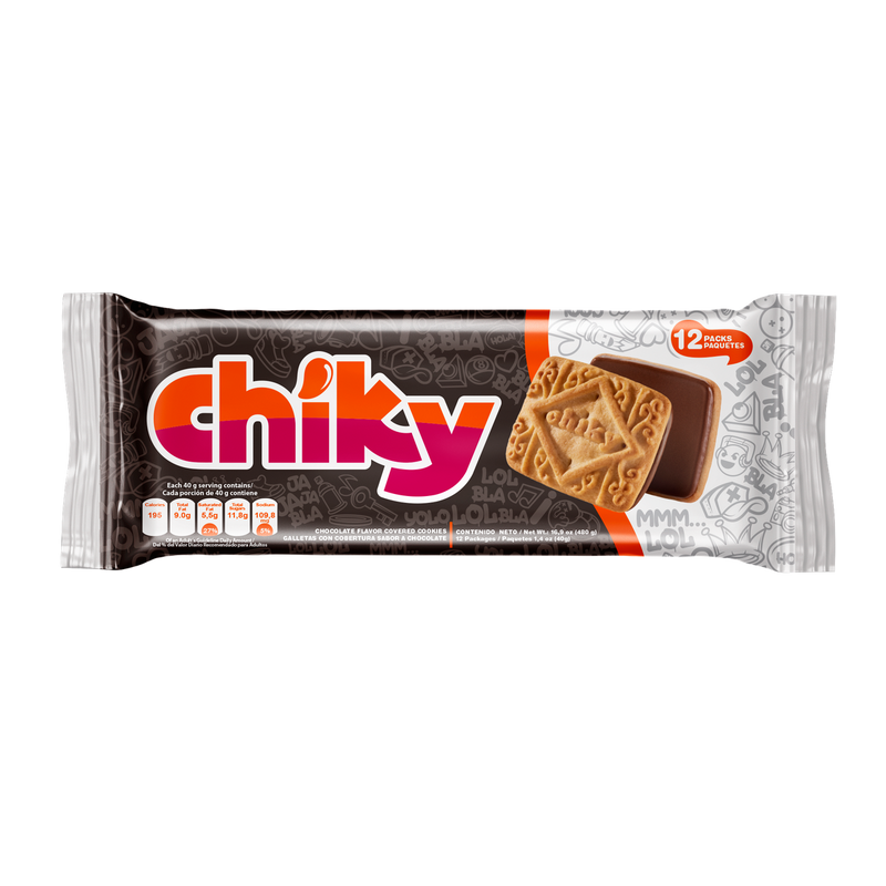 front image Chiky chocolate 16.9 oz