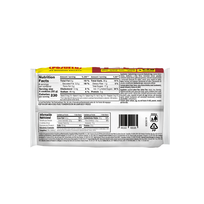Yemas Cookies Bag, 11 oz