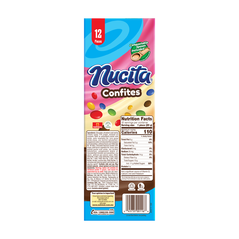 Nucita Confites Box, 12 Count, 8.5 oz