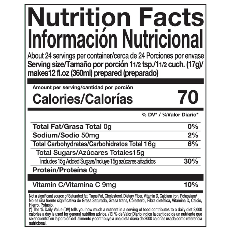 Zuko Drink Mix Orange Family Pack, 14.1 oz, Pack of 6