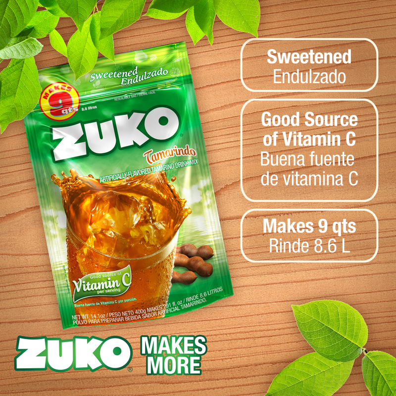 Zuko Drink Mix Tamarind Family Pack, 14.1 oz