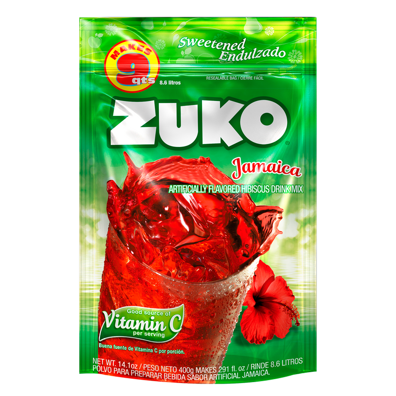 Zuko Drink Mix Jamaica Family Pack, 14.1 oz