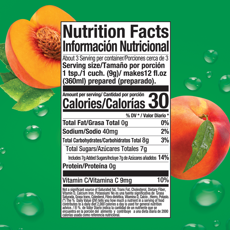 Zuko Drink Mix Peach Individual Pack, 24 Count, 0.9 oz