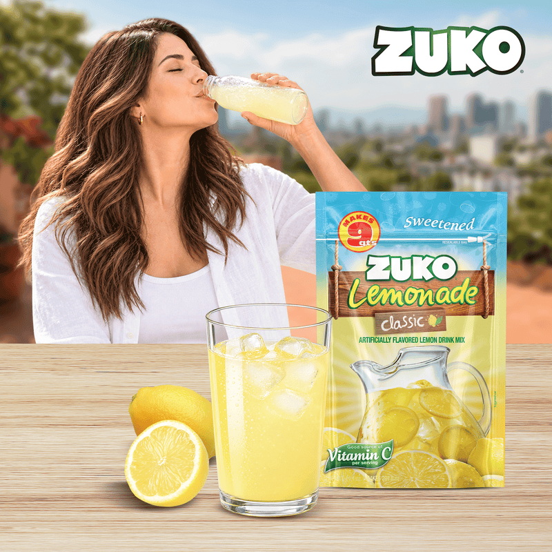 Zuko Drink Mix Classic Lemonade Family Pack, 14.1 oz