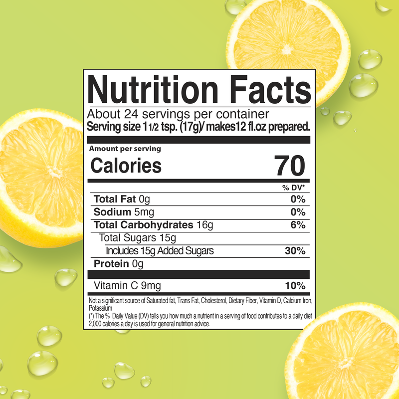 Zuko Drink Mix Classic Lemonade Family Pack, 14.1 oz