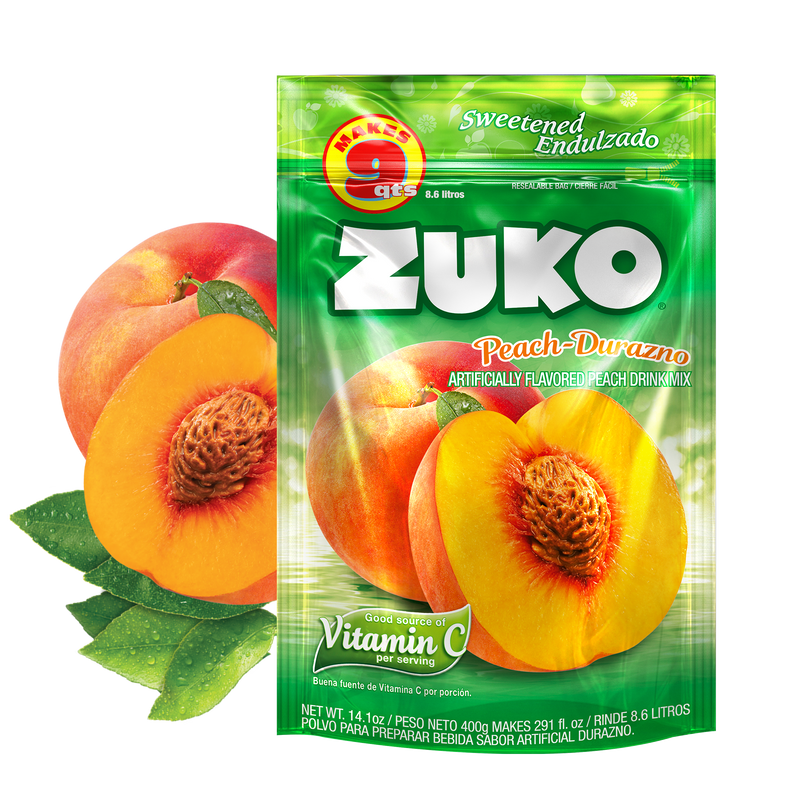 Zuko Drink Mix Peach Family Pack, 14.1 oz