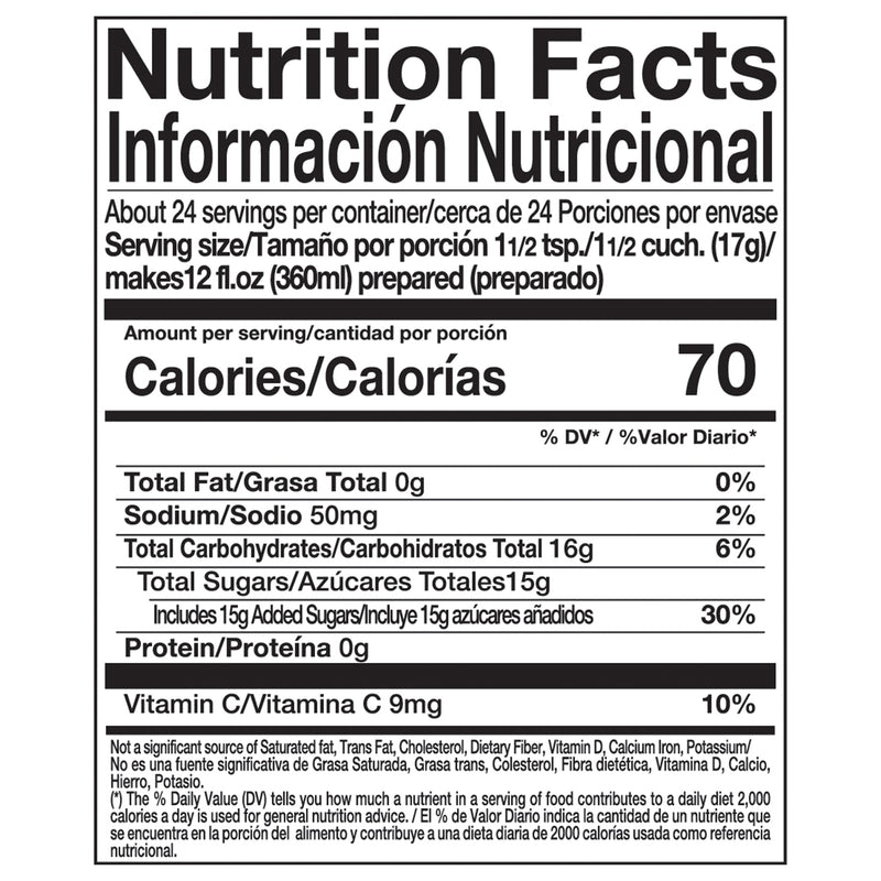 Zuko Drink Mix Peach Family Pack, 14.1 oz, Pack of 6