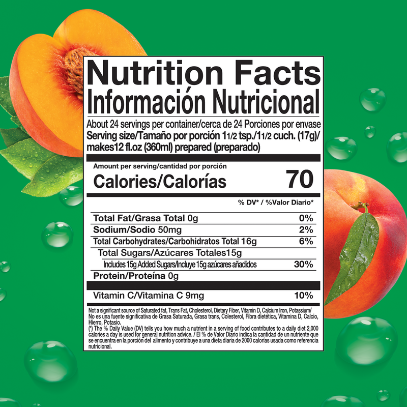 Zuko Drink Mix Peach Family Pack, 14.1 oz