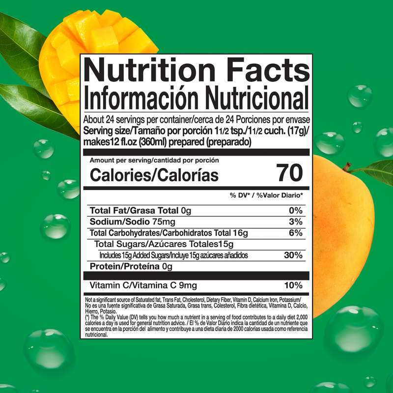 Zuko Drink Mix Mango Family Pack, 14.1 oz