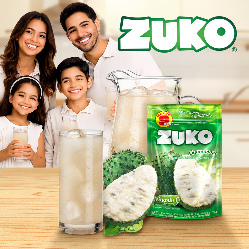 Zuko Drink Mix Guanabana Family Pack, 14.1 oz