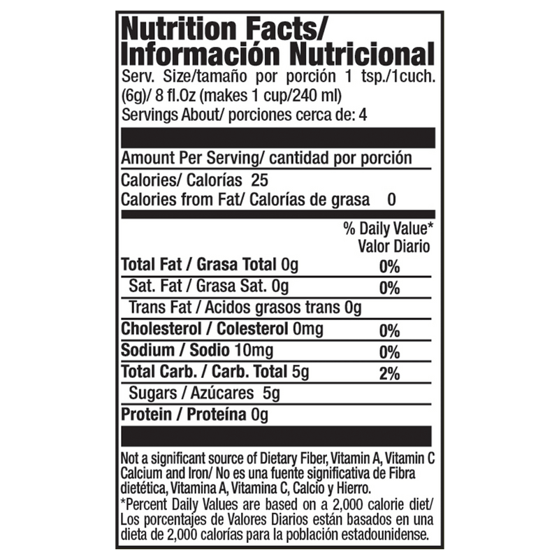 Zuko Drink Mix Lemon Tea Individual Pack, 24 Count, 0.9 oz