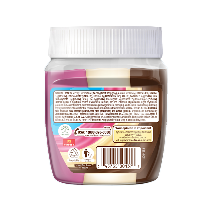 Nucita Tri-Sabor Spreadable Jar, 12.35 oz