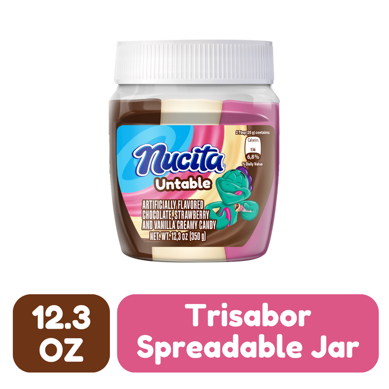 Nucita Tri-Sabor Spreadable Jar, 10.6 oz