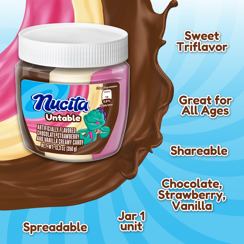 Nucita Tri-Sabor Spreadable Jar, 10.6 oz