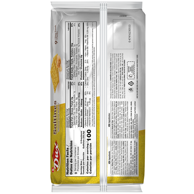 Dux Cheese and Butter, Crackers Bag, 7 Oz