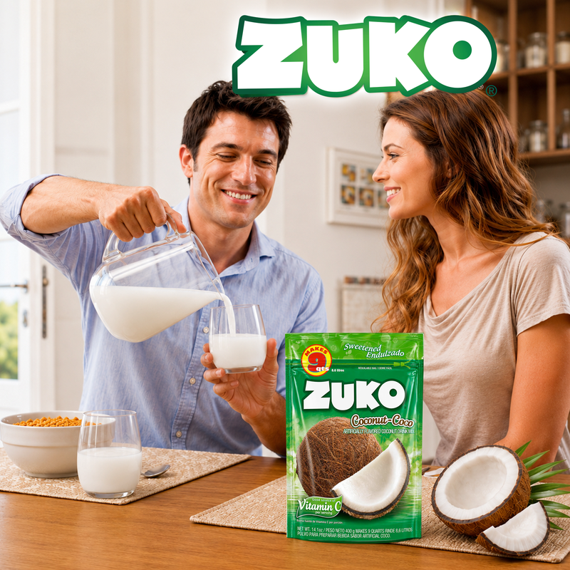 Zuko Drink Mix Coconut Family Pack, 14.1 oz