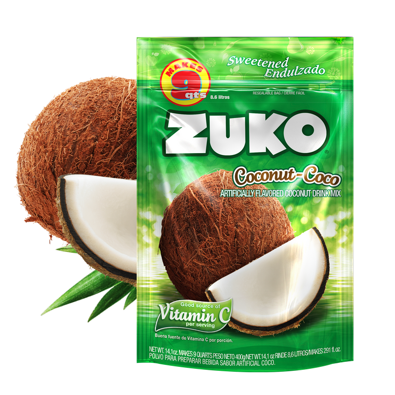 Zuko Drink Mix Coconut Family Pack, 14.1 oz