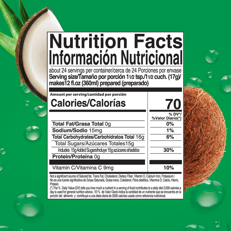 Zuko Drink Mix Coconut Family Pack, 14.1 oz