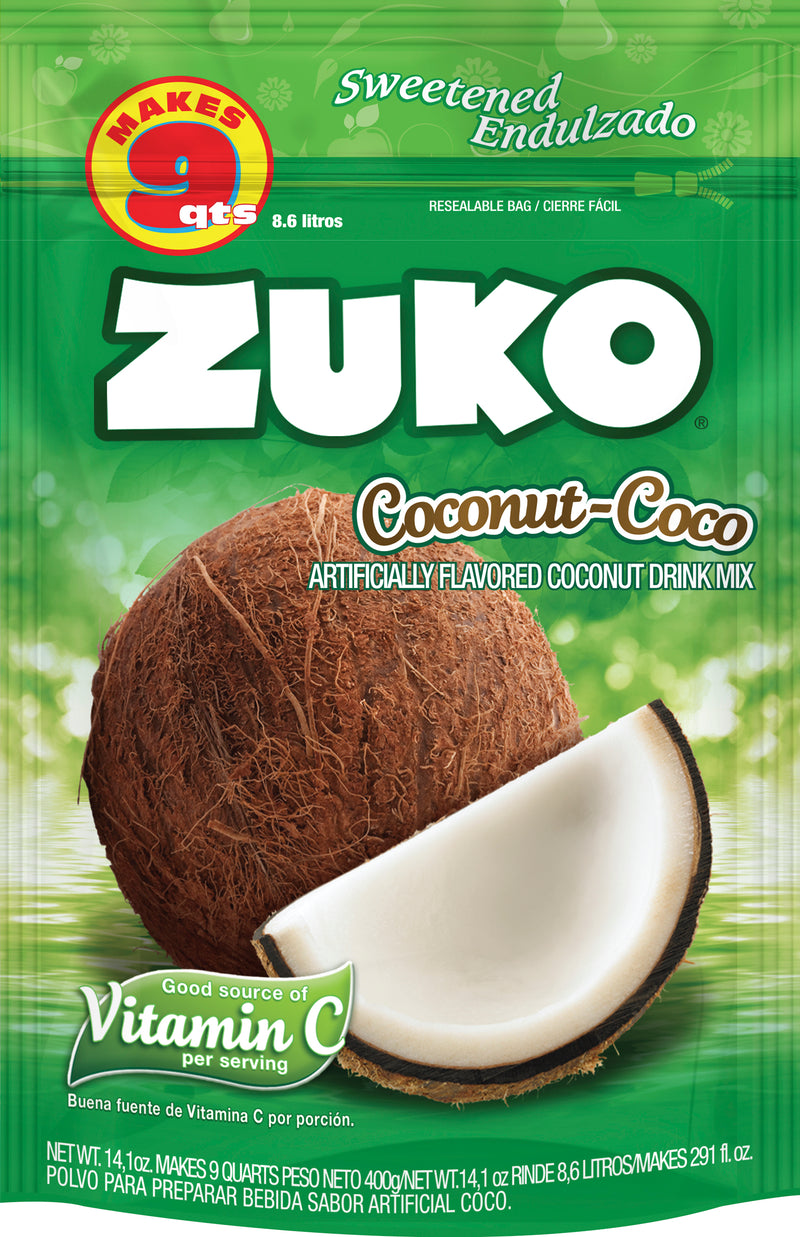 Zuko Drink Mix Coconut Family Pack, 14.1 oz