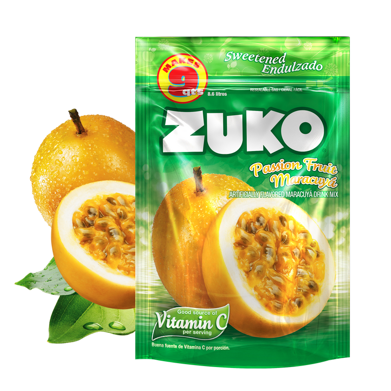 Zuko Drink Mix Passion Fruit Family Pack, 14.1 oz