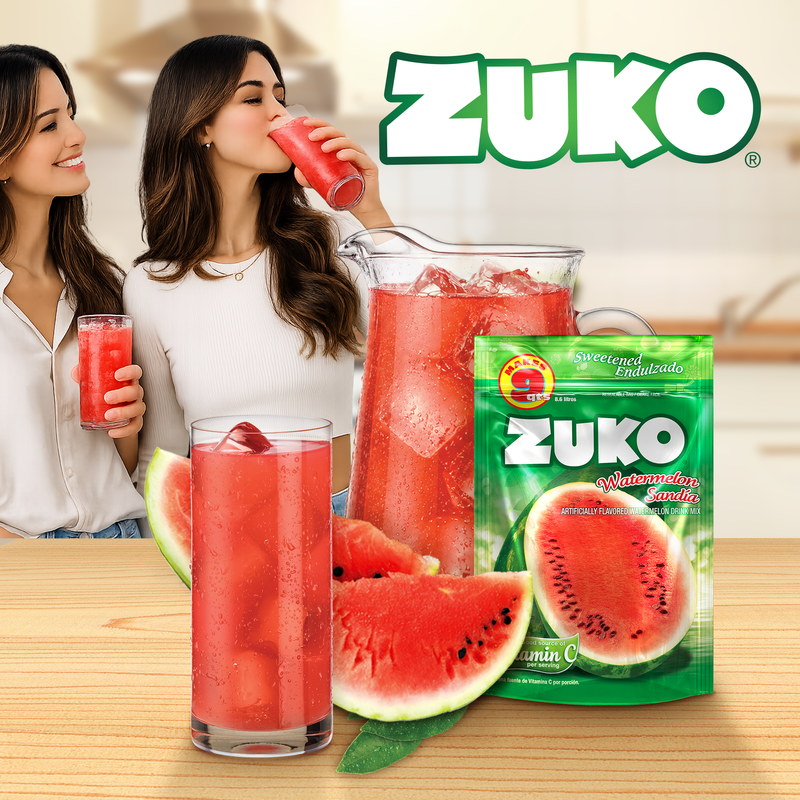 Zuko Drink Mix Watermelon Family Pack, 14.1 oz