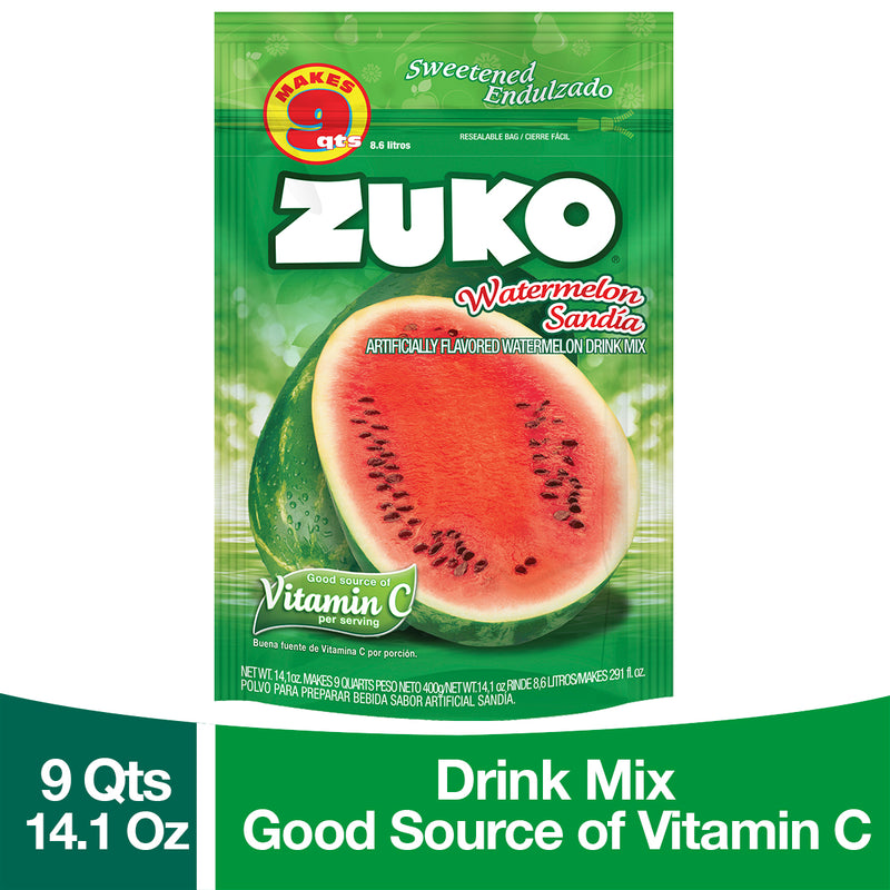 Zuko Drink Mix Watermelon Family Pack, 14.1 oz
