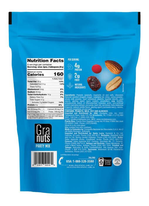 Granuts Party Mix Doypack, 7.05 oz