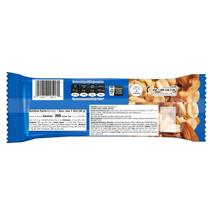 Granuts Mixed Nuts Display, 12 Count, 1.41 oz